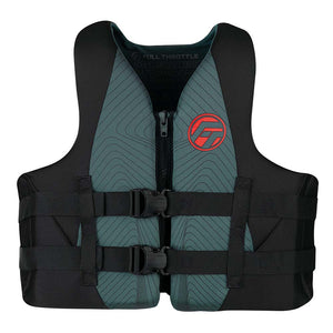 Full Throttle Adult Rapid-Dry Life Jacket - 2XL/4XL - Grey/Black OutdoorUp