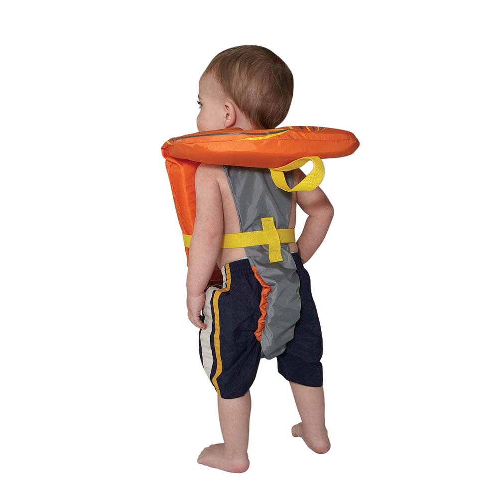 Full Throttle Baby-Safe Vest - Infant to 30lbs - Orange/Grey OutdoorUp