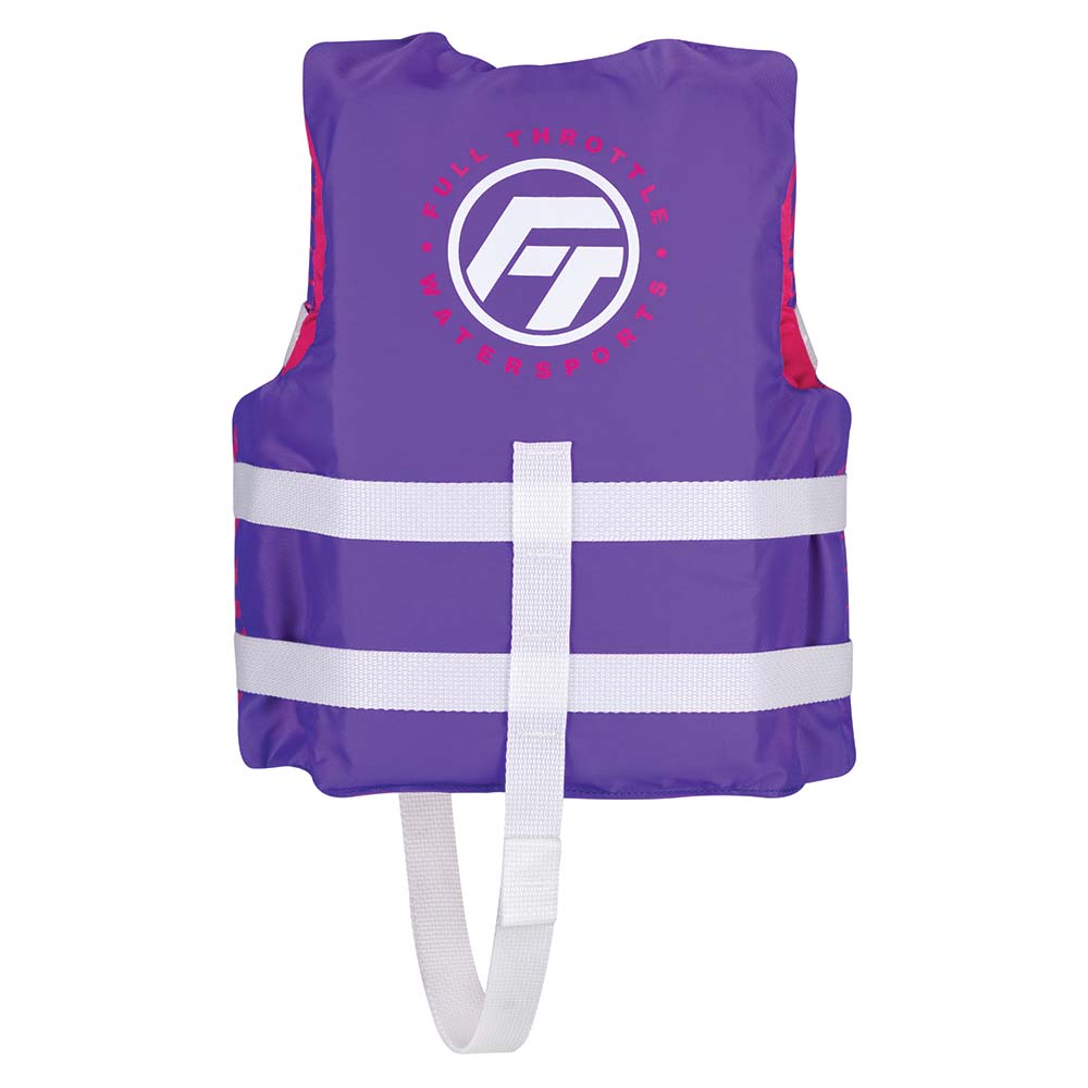 Full Throttle Child Nylon Life Jacket - Purple OutdoorUp