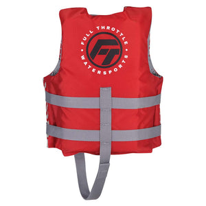 Full Throttle Child Nylon Life Jacket - Red OutdoorUp