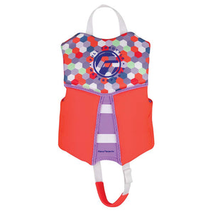 Full Throttle Child Rapid-Dry Flex-Back Life Jacket - Pink OutdoorUp