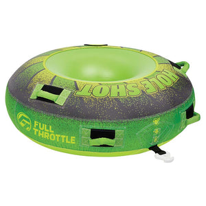 Full Throttle Hole Shot Towable Tube - 1 Rider - Green OutdoorUp