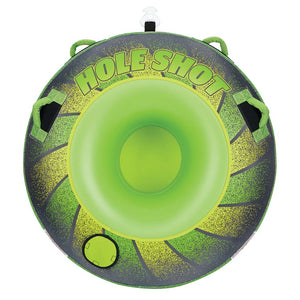 Full Throttle Hole Shot Towable Tube - 1 Rider - Green OutdoorUp