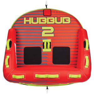 Full Throttle Hubbub 2 Towable Tube - 2 Rider - Red OutdoorUp