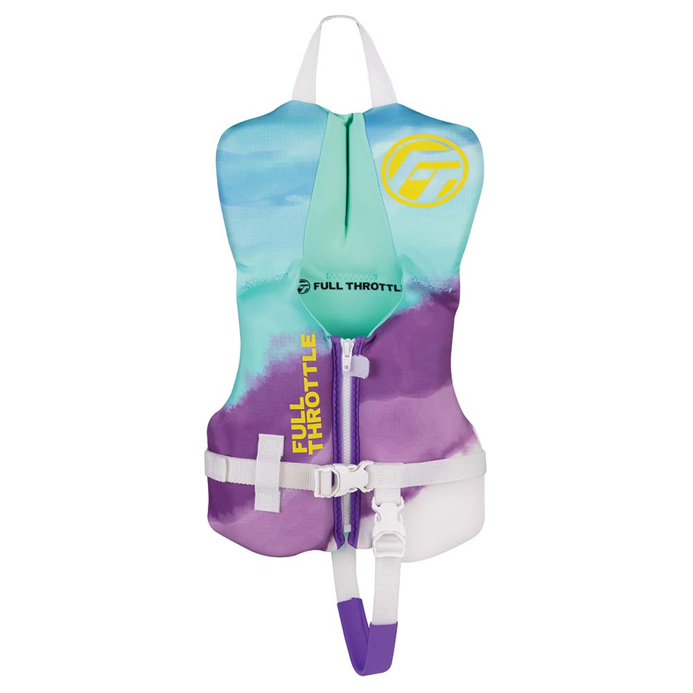 Full Throttle Infant Rapid-Dry Flex-Back Life Jacket - Aqua OutdoorUp