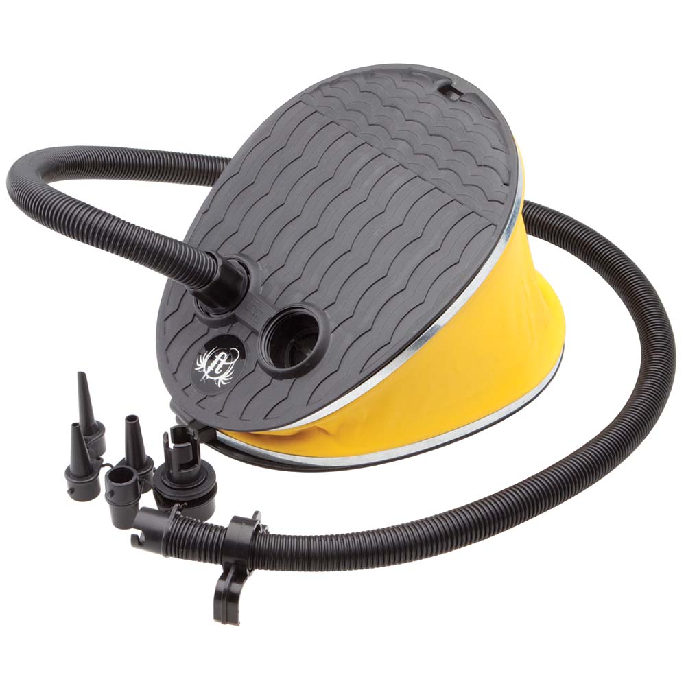 Full Throttle Manual Inflation Foot Pump - Black OutdoorUp