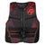 Full Throttle Mens Rapid-Dry Flex-Back Life Jacket - L - Black/Red OutdoorUp