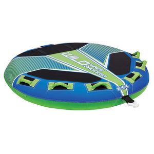 Full Throttle Wild Wake Shocker Towable Tube - 3 Rider - Blue OutdoorUp