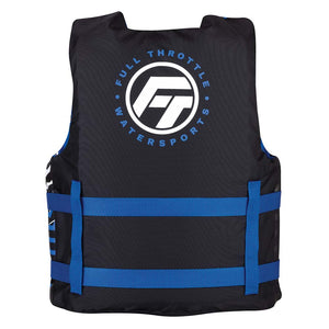 Full Throttle Youth Nylon Life Jacket - Blue/Black OutdoorUp