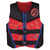 Full Throttle Youth Rapid-Dry Flex-Back Life Jacket - Red/Black OutdoorUp