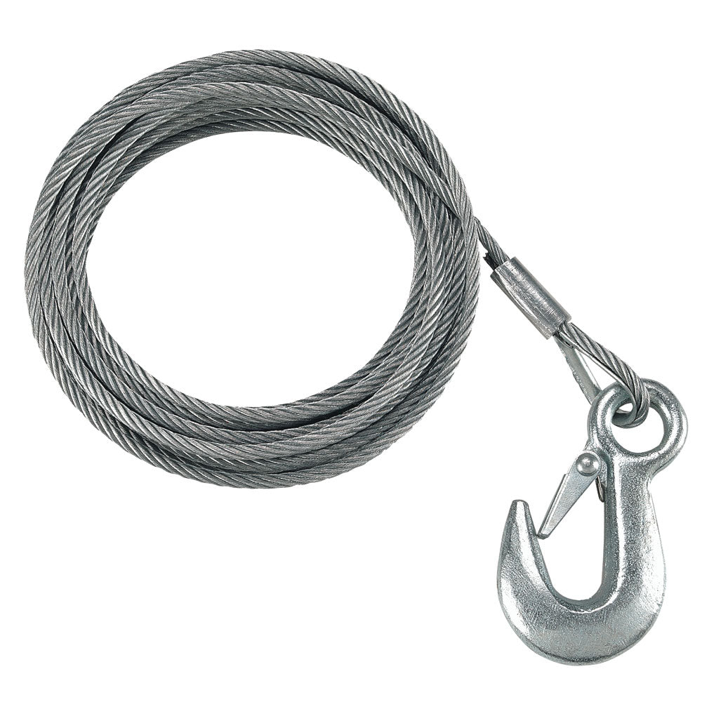 Fulton 3/16" x 25' Galvanized Winch Cable - 4,200 lbs. Breaking Strength OutdoorUp