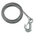 Fulton 7/32" x 50' Galvanized Winch Cable and Hook - 5,600 lbs. Breaking Strength OutdoorUp