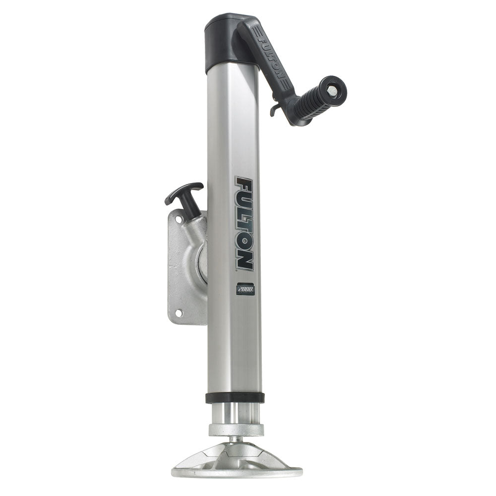 Fulton F2 Trailer Jack Bolt-On 2,000 lbs. Lift Capacity Adjustable Swivel w/Footplate OutdoorUp