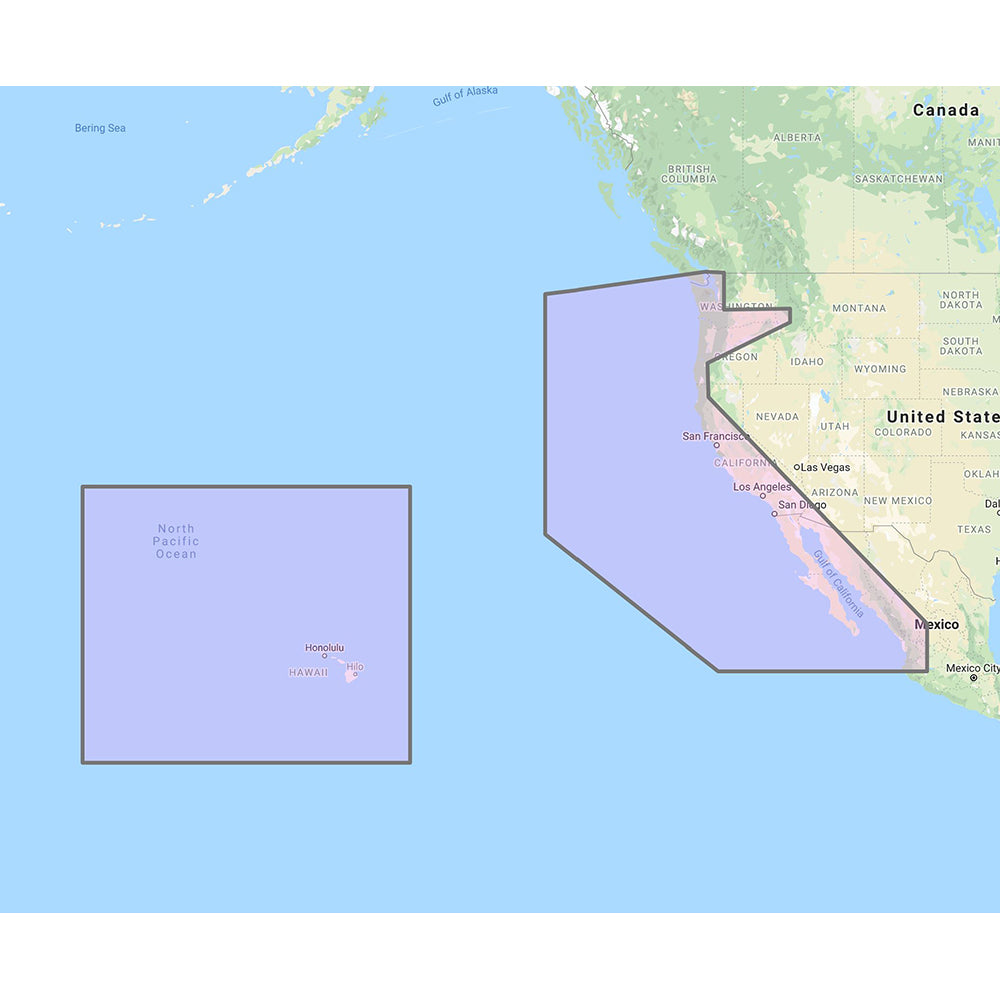 Furuno U.S. West Coast, Hawaii  Baja Mexico - Vector Chart, Standard Resolution Satellite Photos f/Baja Mexico - Unlock Code OutdoorUp