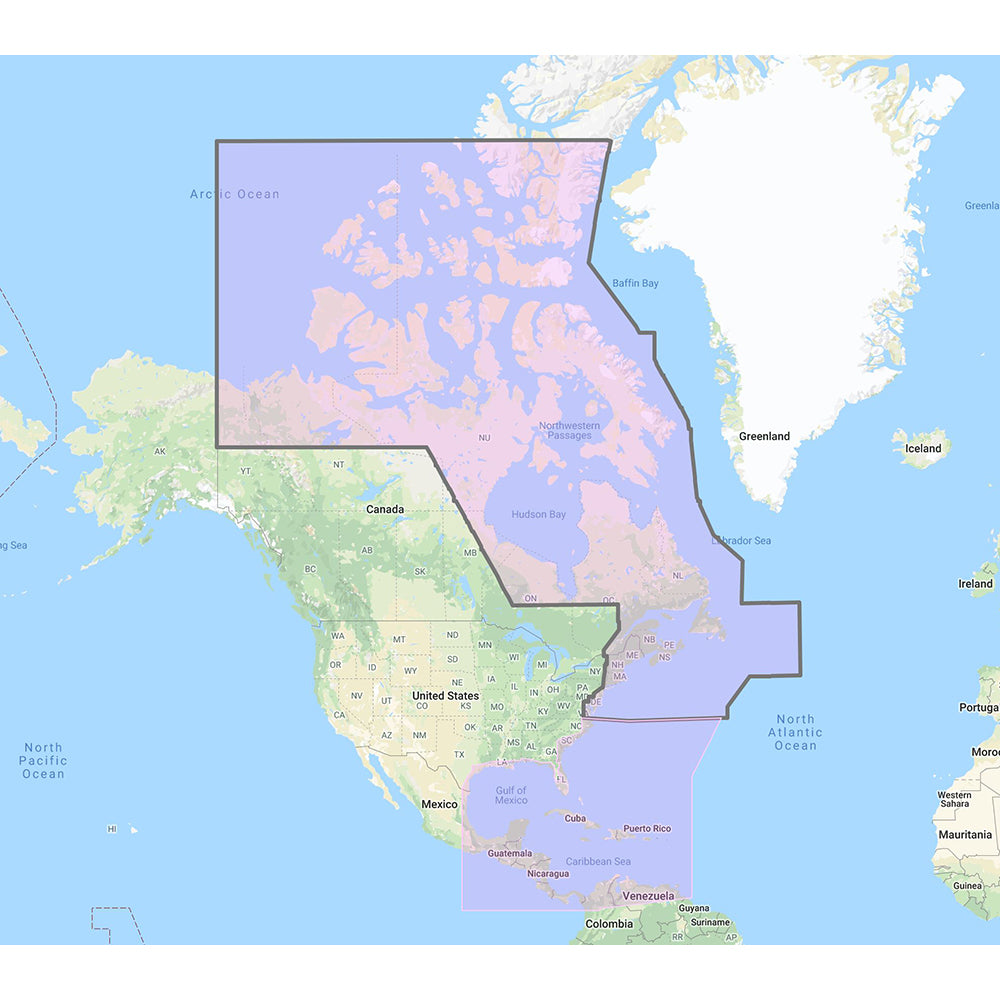 Furuno US  Canada Atlantic Coast, Gulf of Mexico, Caribbean Bahamas and central America Vector Charts - Unlock Code OutdoorUp