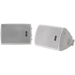 Fusion 4" Compact Marine Box Speakers - (Pair) White OutdoorUp