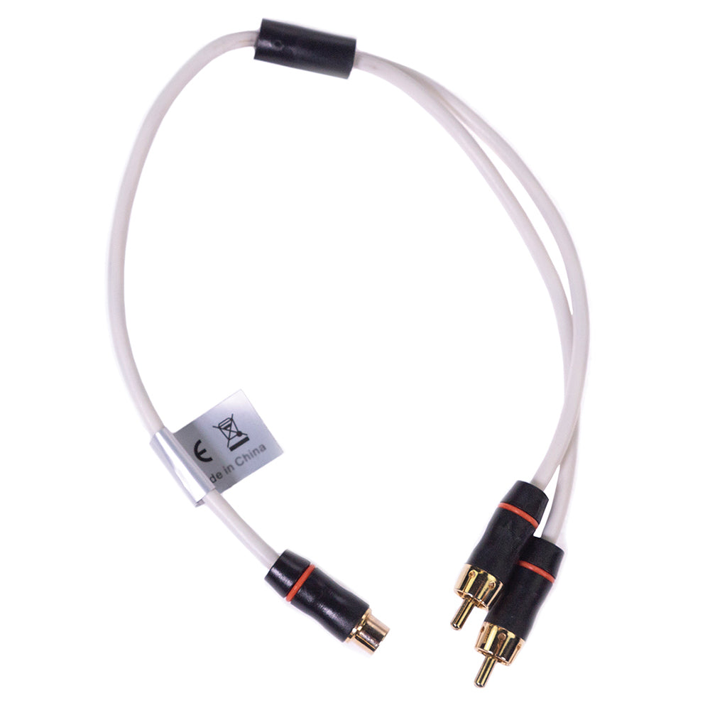 Fusion Performance RCA Cable Splitter - 1 Female to 2 Male - .9 OutdoorUp