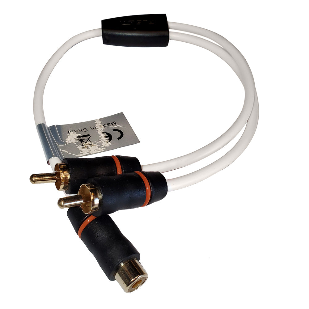 Fusion RCA Cable Splitter - 1 Female to 2 Male - 1 OutdoorUp