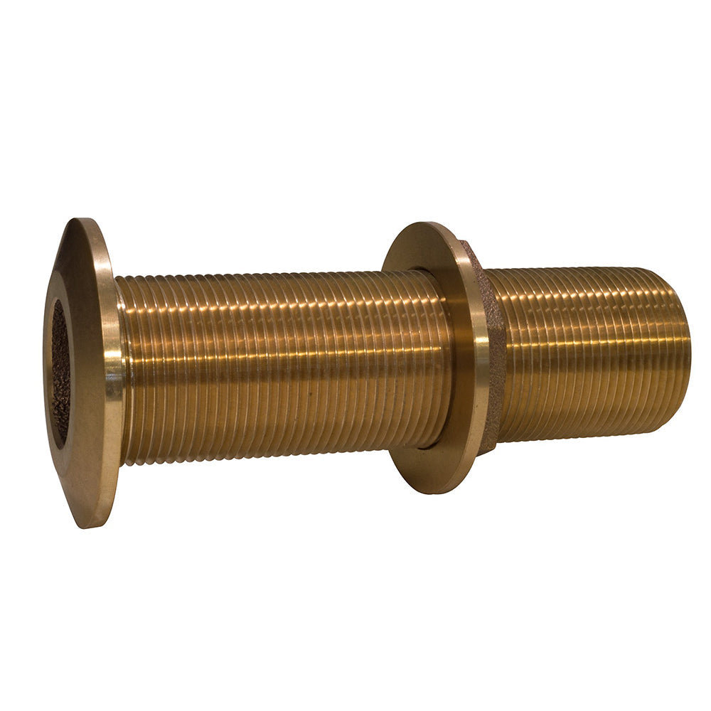 GROCO 2" Bronze Extra Long Thru-Hull Fitting w/Nut OutdoorUp