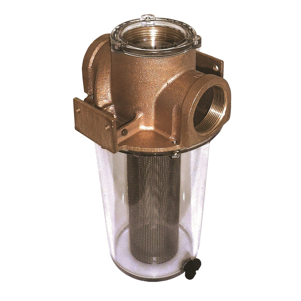 GROCO ARG-1000 Series 1" Raw Water Strainer w/Stainless Steel Basket OutdoorUp