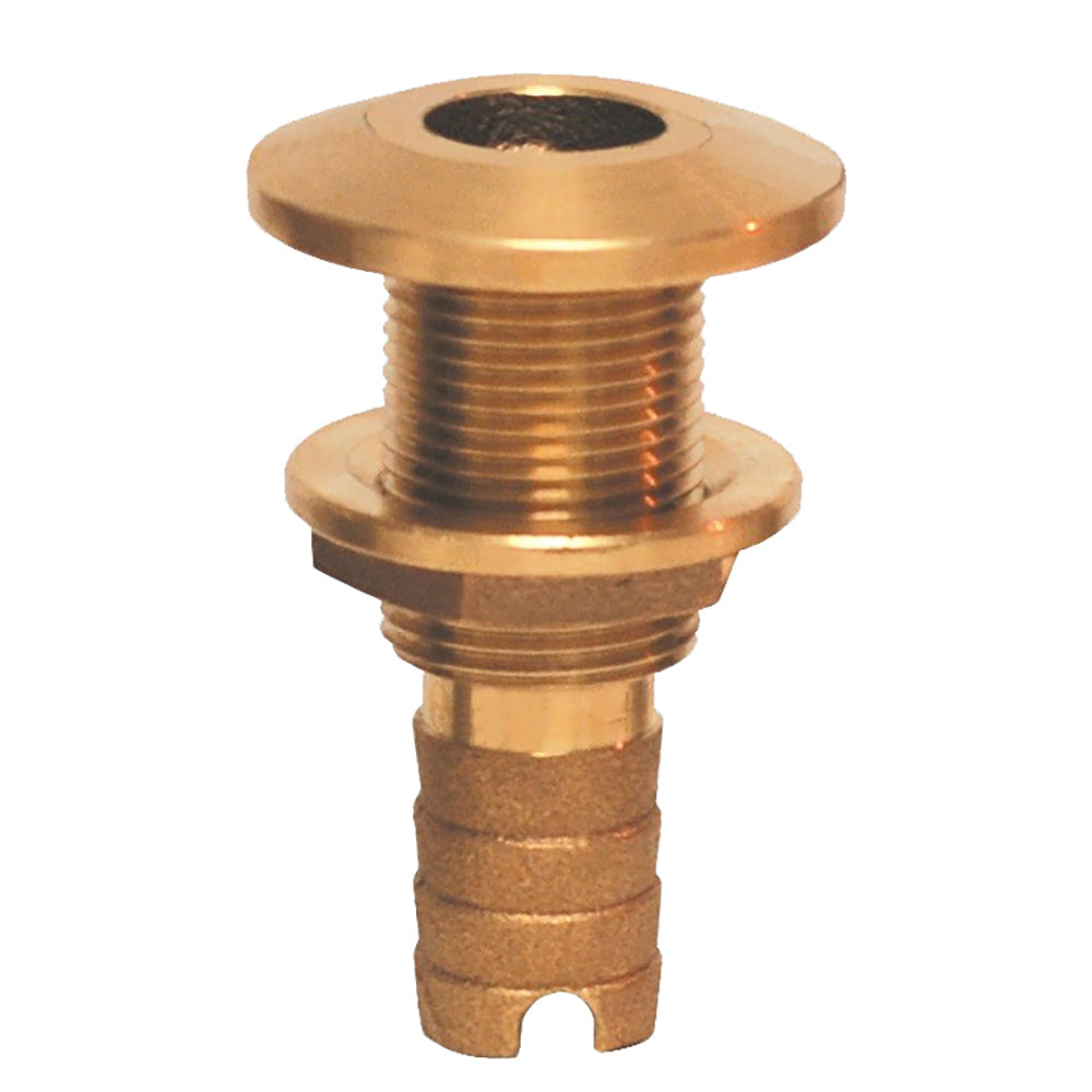 GROCO Bronze Hose Barb Thru-Hull Fitting - 1-1/2" OutdoorUp