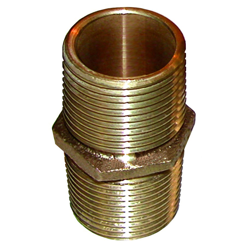 GROCO Bronze Pipe Nipple - 1-1/4" NPT OutdoorUp