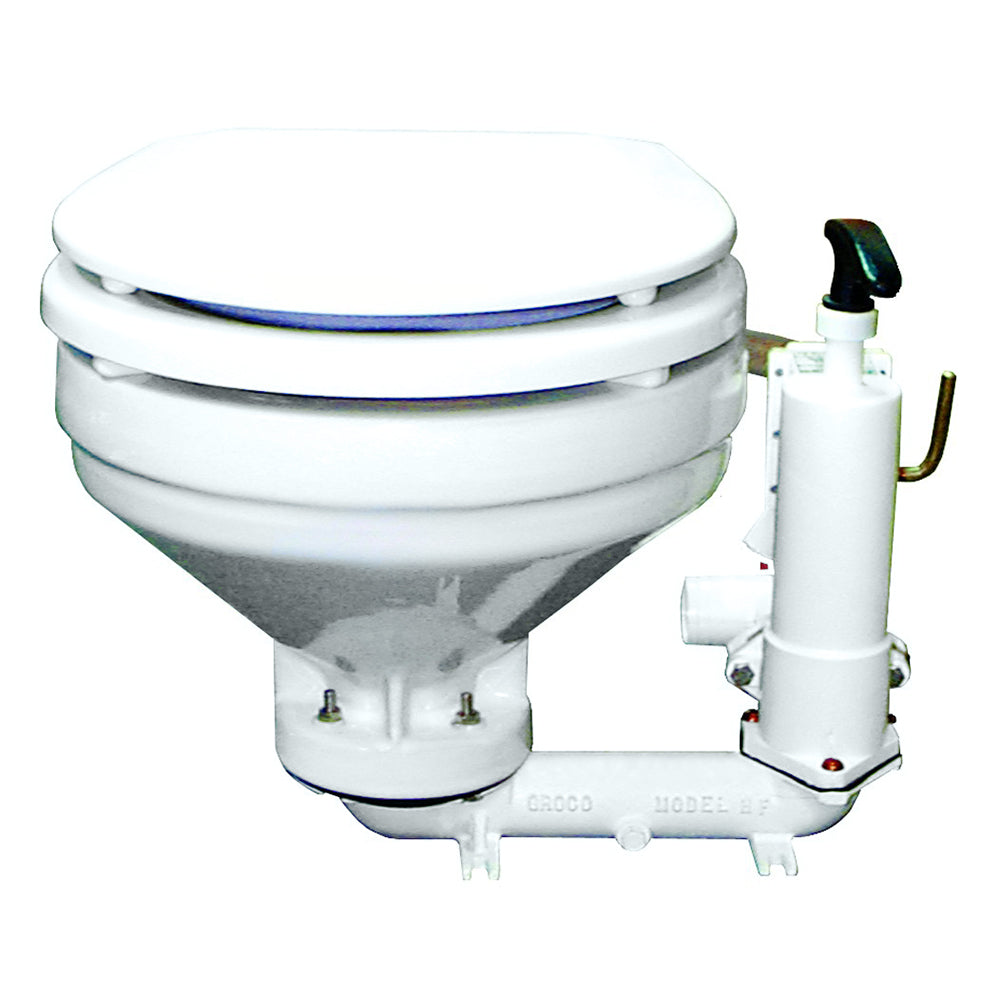 GROCO HF Series Hand Operated Marine Toilet OutdoorUp