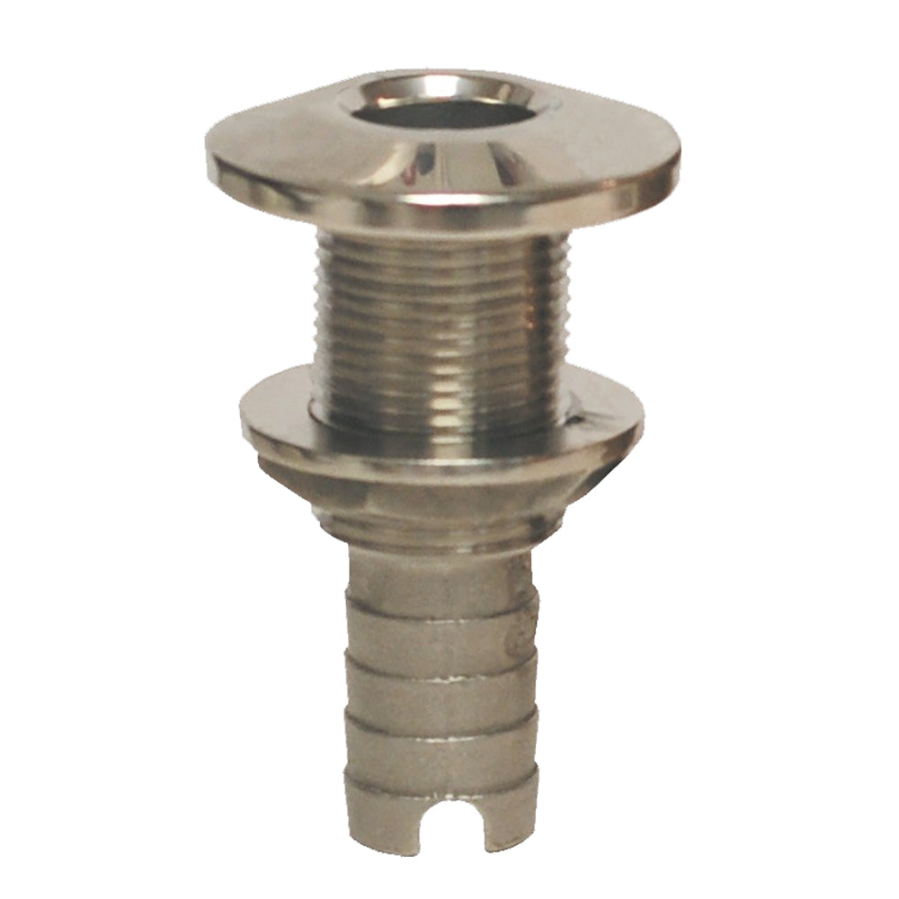 GROCO Stainless Steel Hose Barb Thru-Hull Fitting - 1/2" OutdoorUp