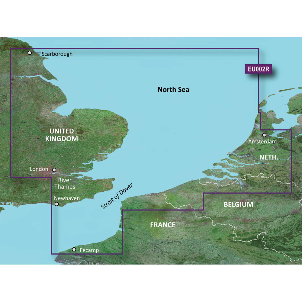 Garmin BlueChart g3 HD - HXEU002R - Dover to Amsterdam  England Southeast - microSD/SD OutdoorUp