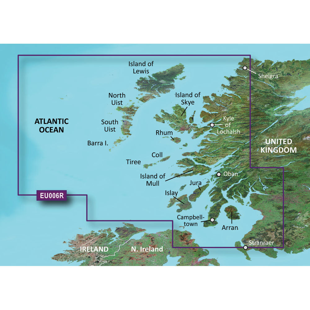 Garmin BlueChart g3 HD - HXEU006R - Scotland West Coast - microSD/SD OutdoorUp