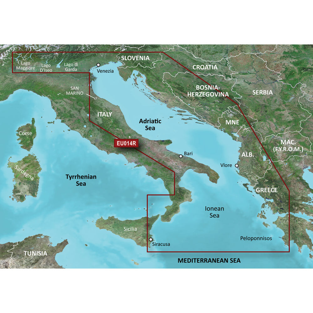 Garmin BlueChart g3 HD - HXEU014R - Italy Adriatic Sea - microSD/SD OutdoorUp