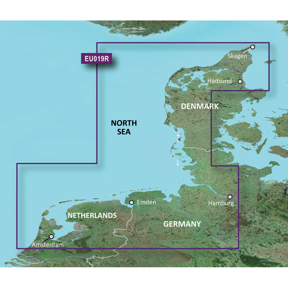 Garmin BlueChart g3 HD - HXEU019R - Alborg to Amsterdam - microSD/SD OutdoorUp