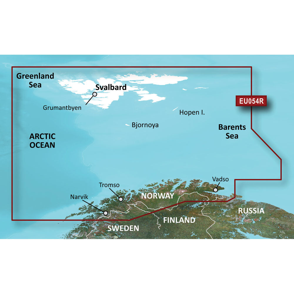 Garmin BlueChart g3 HD - HXEU054R - Vestfjd - Svalbard - Varanger - microSD/SD OutdoorUp