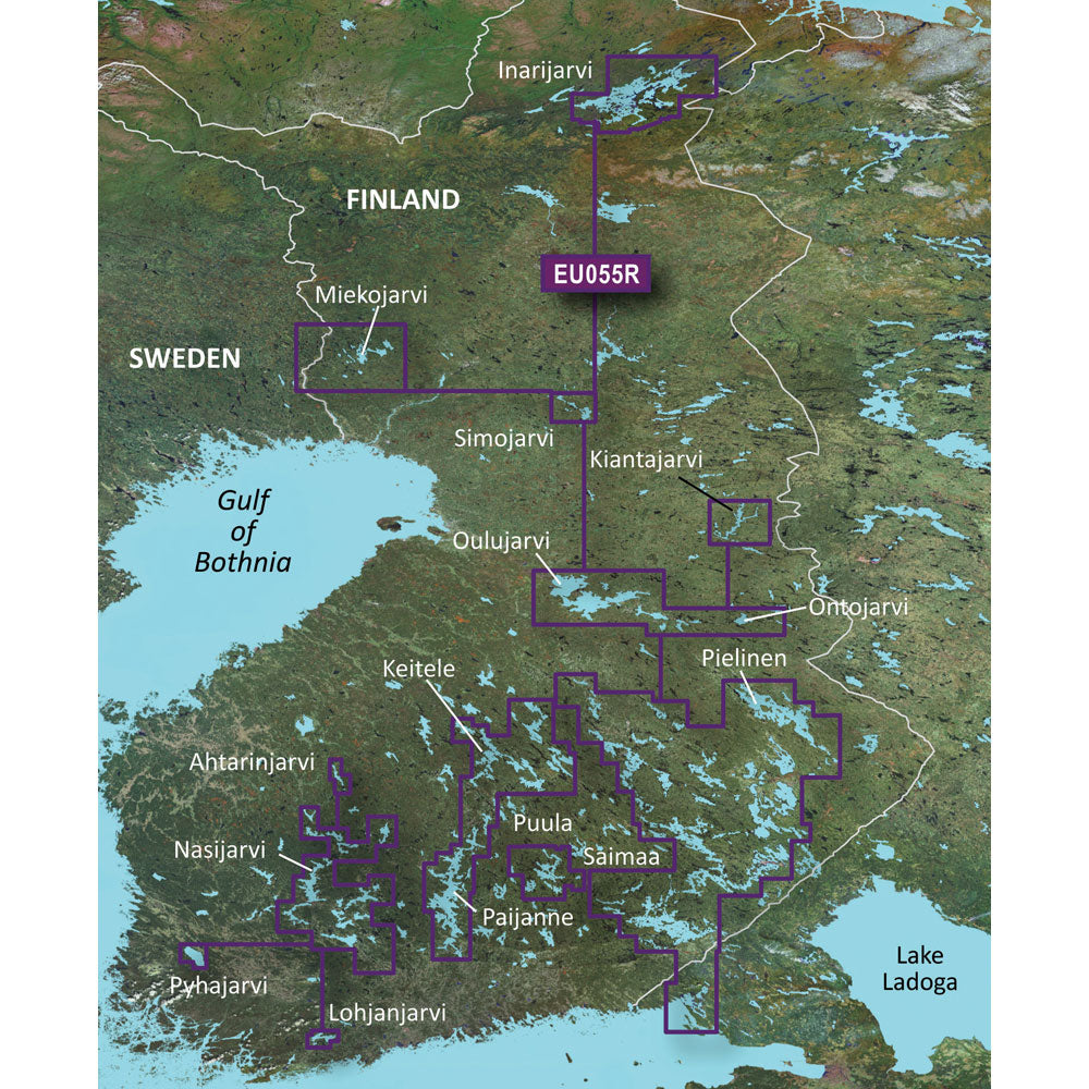 Garmin BlueChart g3 HD - HXEU055R - Finnish Lakes - microSD/SD OutdoorUp