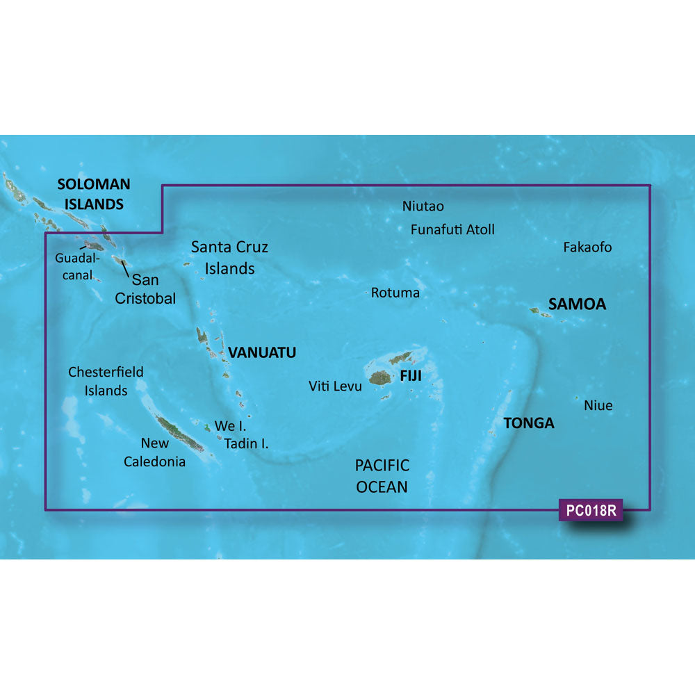 Garmin BlueChart g3 HD - HXPC018R - New Caledonia To Fiji - microSD/SD OutdoorUp