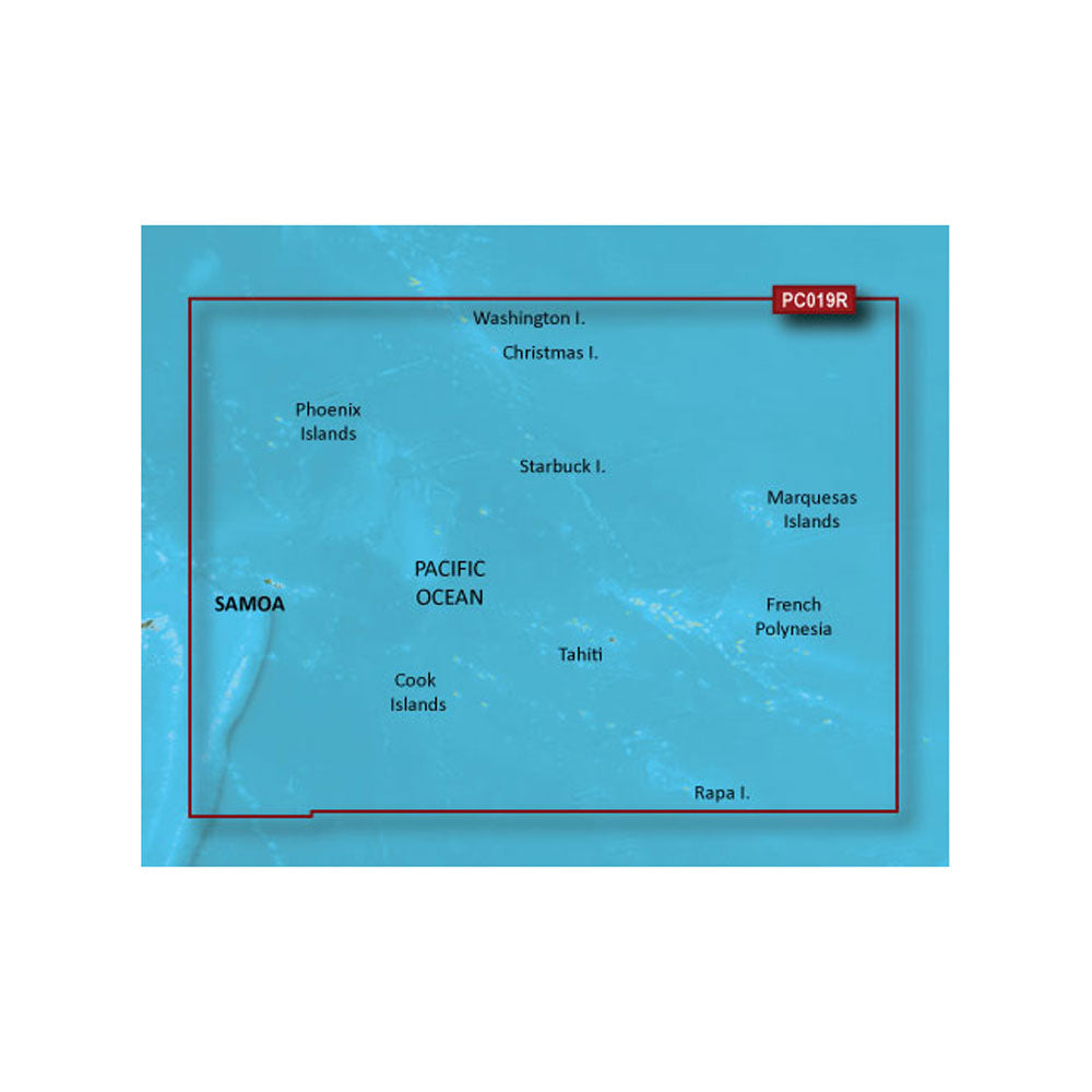 Garmin BlueChart g3 HD - HXPC019R - Polynesia - microSD/SD OutdoorUp