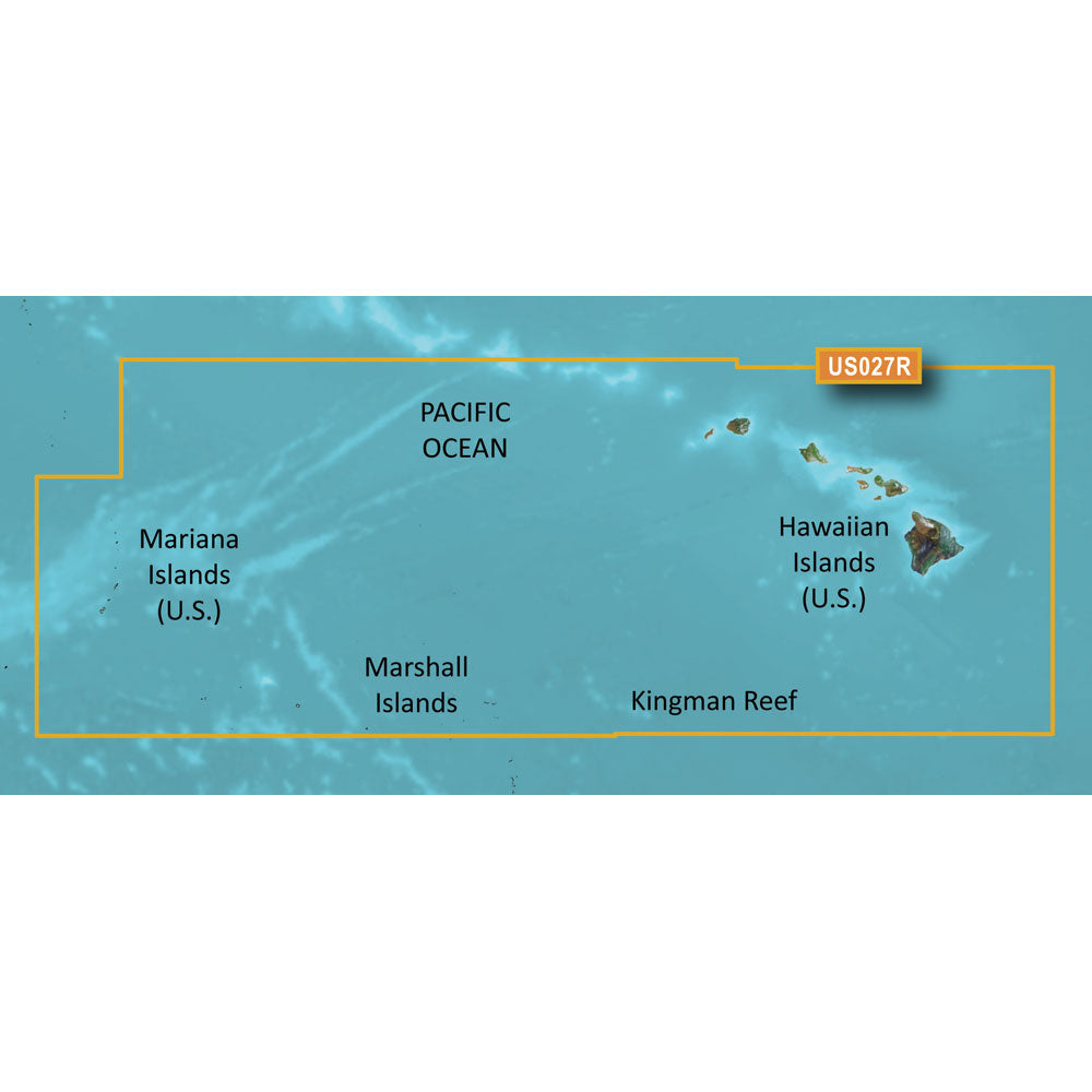 Garmin BlueChart g3 HD - HXUS027R - Hawaiian Islands - Mariana Islands - microSD/SD OutdoorUp