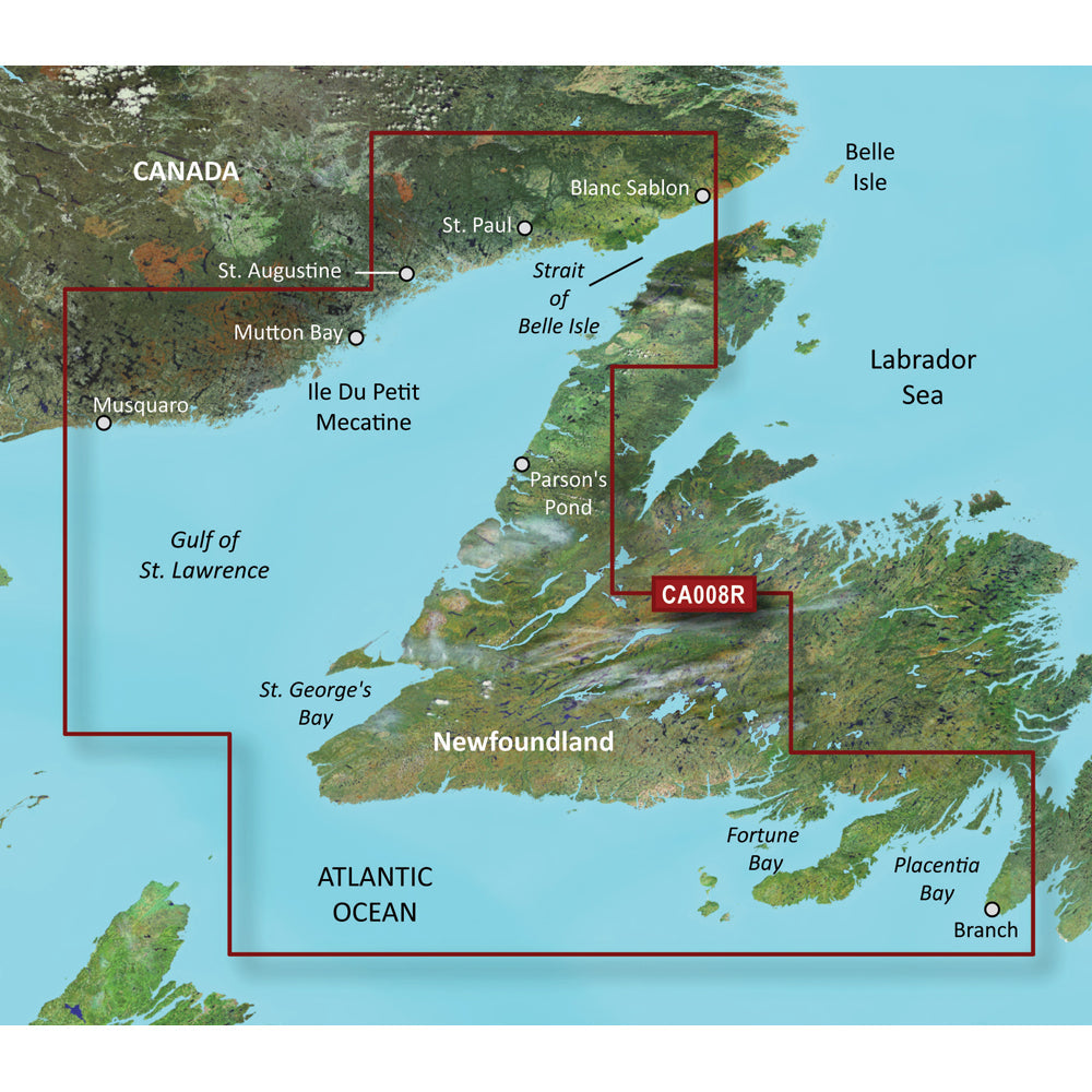 Garmin BlueChart g3 Vision HD - VCA008R - Newfoundland West - microSD/SD OutdoorUp