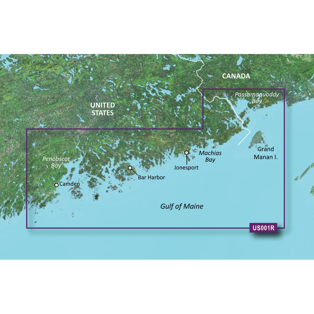 Garmin BlueChart g3 Vision HD - VUS001R - North Maine - microSD/SD OutdoorUp