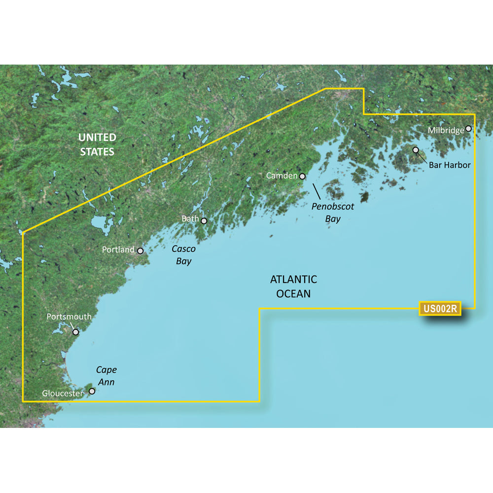 Garmin BlueChart g3 Vision HD - VUS002R - South Maine - microSD/SD OutdoorUp