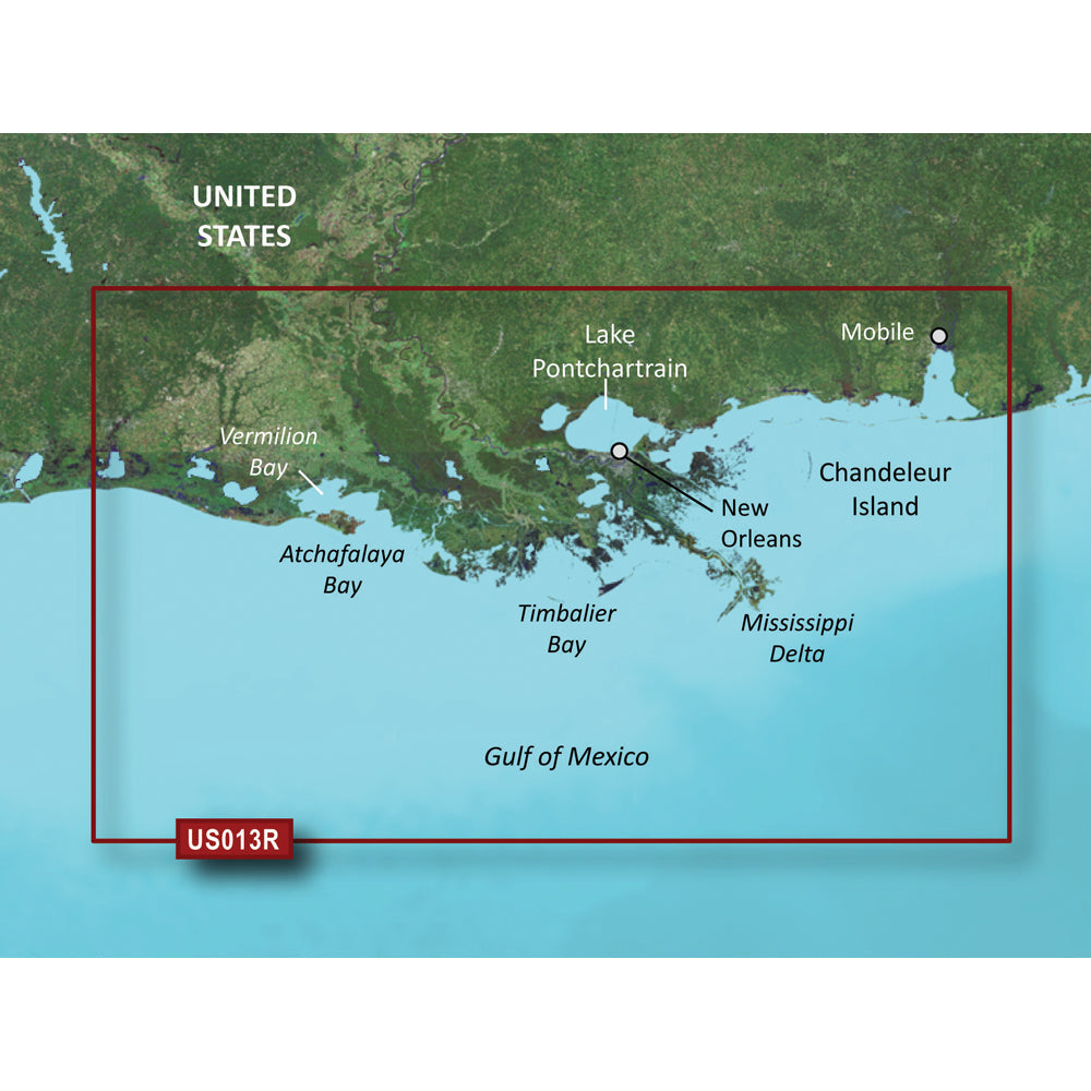 Garmin BlueChart g3 Vision HD - VUS013R - Mobile - Lake Charles - microSD/SD OutdoorUp