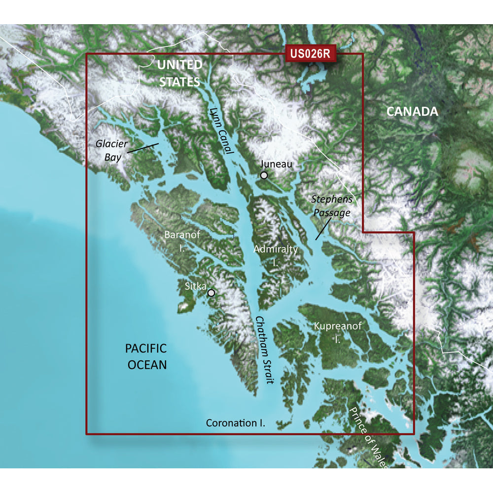 Garmin BlueChart g3 Vision HD - VUS026R - Wrangell/Juneau/Sitka - microSD/SD OutdoorUp