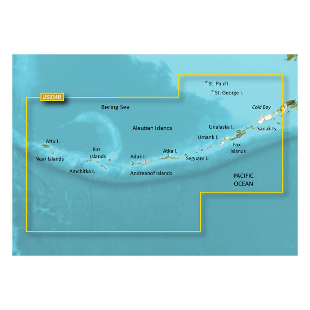 Garmin BlueChart g3 Vision HD - VUS034R - Aleutian Islands - microSD/SD OutdoorUp