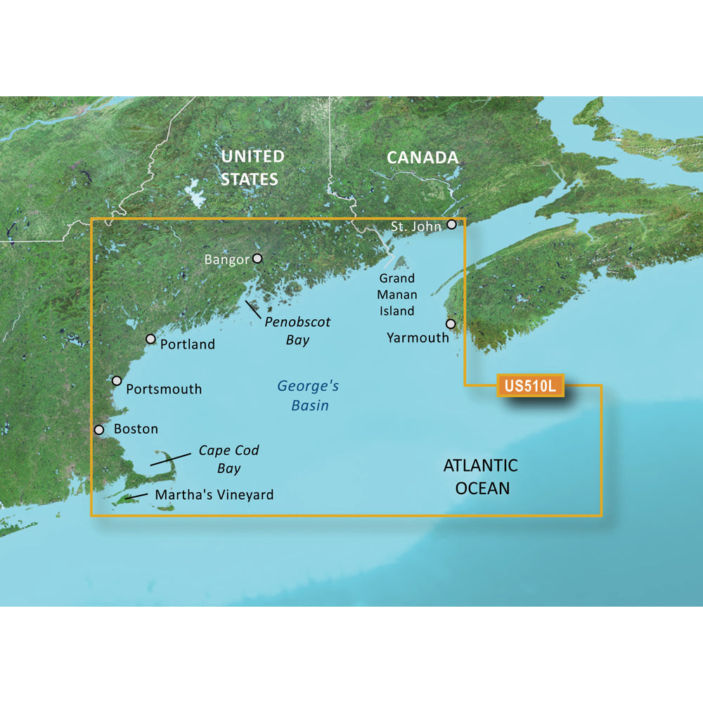 Garmin BlueChart g3 Vision HD - VUS510L - St. John - Cape Cod - microSD/SD OutdoorUp