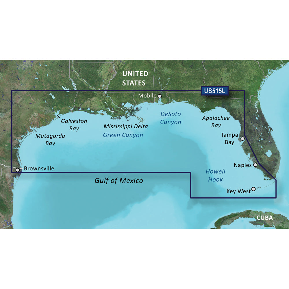 Garmin BlueChart g3 Vision HD - VUS515L - Brownsville - Key Largo - microSD/SD OutdoorUp