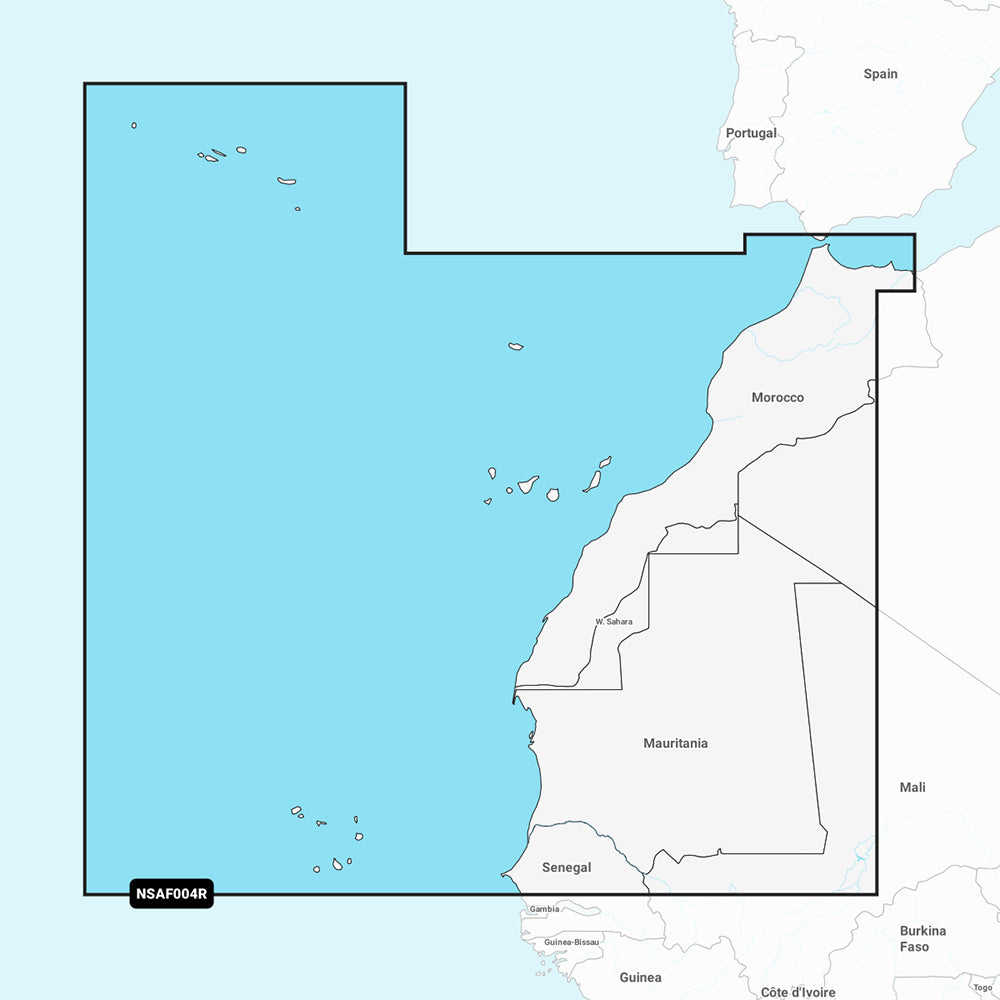 Garmin Navionics+ NSAF004R - Africa, Northwest - Marine Chart OutdoorUp