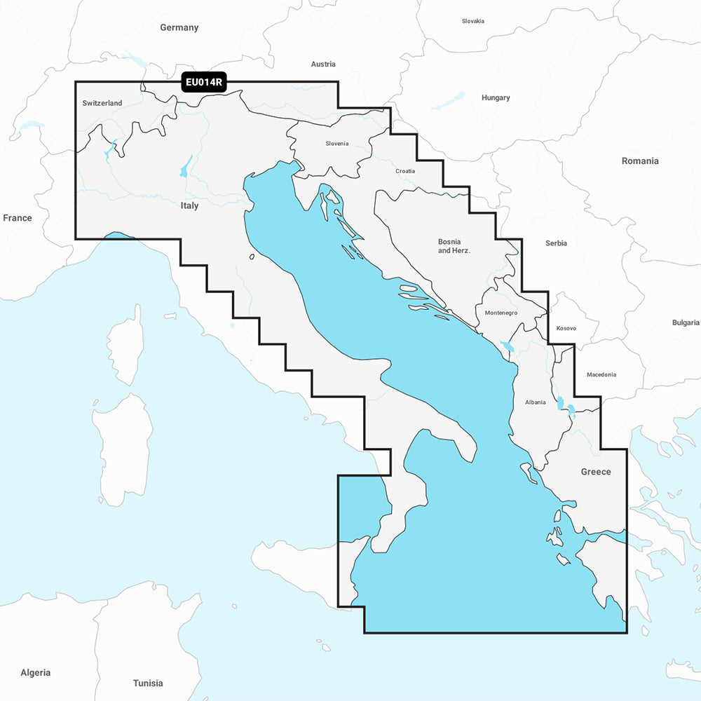 Garmin Navionics+ NSEU014R - Italy, Adriatic Sea - Marine Chart OutdoorUp