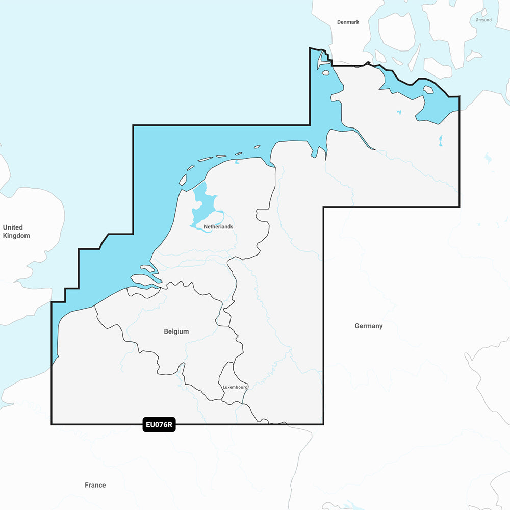 Garmin Navionics+ NSEU076R - Benelux  Germany, West - Marine Chart OutdoorUp