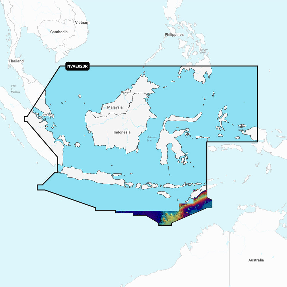 Garmin Navionics Vision+ NVAE023R - Java  Borneo - Marine Chart OutdoorUp