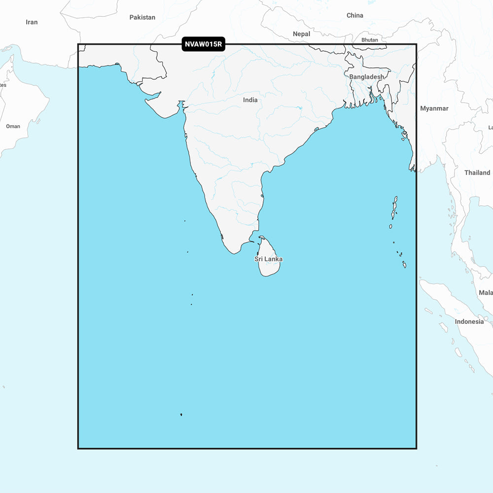 Garmin Navionics Vision+ NVAW015R - Indian Subcontinent - Marine Chart OutdoorUp